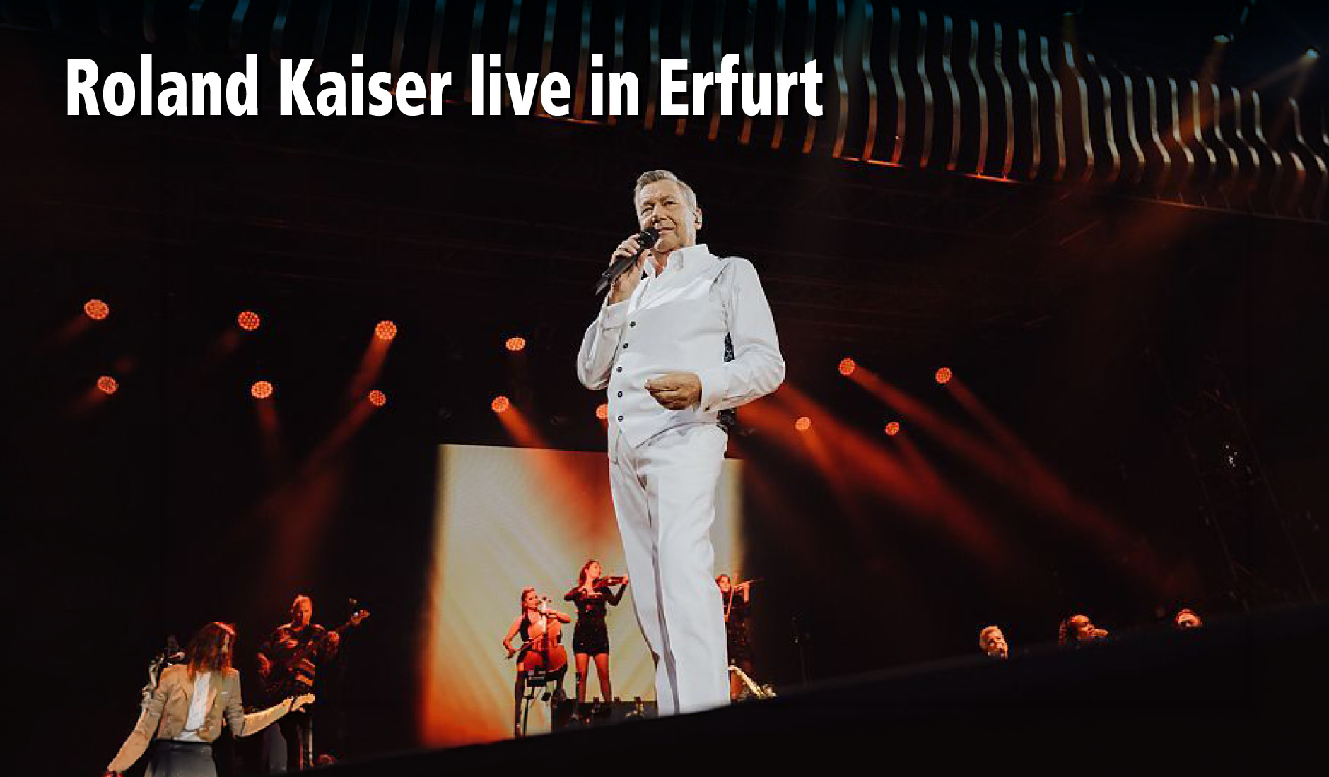 Sommer-Open-Air Konzert von Roland Kaiser in Erfurt