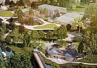 BUGA 23, Neue Mitte Luisenpark - Modellbild