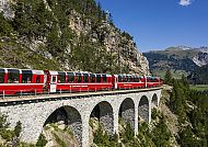 Bernina Express im Albulatal
