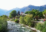 Meran, Kurhaus und Passeierpromenade