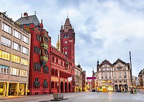 Dreiländerstadt Basel im Frühling