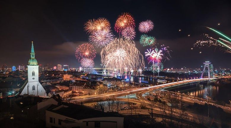 Silvesterzauber an der Donau