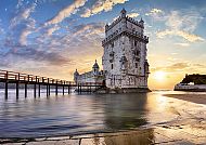 Lissabon, Torre de Belém, Torre De Belém bei Sonnenuntergang, Lissabon., Torre De Belém bei Sonnenuntergang, Lissabon., Torre De Belém bei Sonnenuntergang, Lissabon.