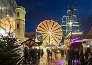 Weihnachtsmarkt am Schokoladenmuseum in Köln