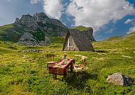 Durmitor, Idyllische Berglandschaft im Durmitor, Montenegro.