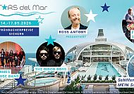 Stars del Mar 2026, Stars del Mar 2026: Ross Antony präsentiert auf Mein Schiff Relax., Stars del Mar 2026: Ross Antony, Fury in the Slaughterhouse, Mein Schiff Relax.