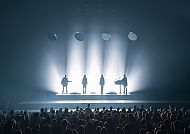 ABBA Voyage Show in London, spektakuläre Lichter und Bühne