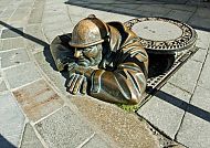 Bratislava, Bronzestatue 