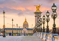 Ausflugstipp: Paris, Pont Alexandre III mit Blick auf Les Invalides