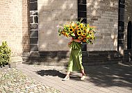 LAGA Neuss 26, Blütenpracht in Neuss: Sonnenblumenstrauß bei der LAGA 2026.