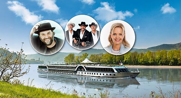 , Schlager Cruise: Flusskreuzfahrt mit Musik und Unterhaltung.