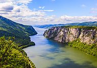 Eisernes Tor, Spektakuläre Landschaft des Eisernen Tors an der Donau.