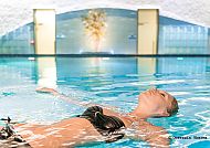 Obermain Therme Solebecken, Entspannung im Solebecken der Obermain Therme., Entspannung im Solebecken der Obermain Therme.