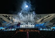 AIDA in der Arena di Verona, Opernaufführung von Aida in der Arena di Verona 2023., Opernaufführung 