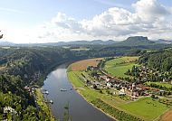 Elbe hinter Dresden