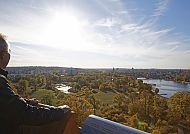 Aussicht_vom_Flatowturm, Aussicht vom Flatowturm über Potsdams herbstliche Landschaft., Aussicht vom Flatowturm über Potsdams herbstliche Landschaft.