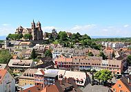 Breisach, Breisach am Rhein mit Blick auf das historische Stadtzentrum.