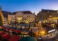 Gesamtüberblick Zwickauer Weihnachtsmarkt