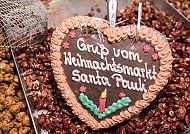 Lebkuchenherz auf dem Weihnachtsmarkt Santa Pauli