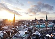 Die Hansestadt Hamburg zum Jahreswechsel