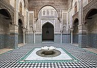 Marokko, Prächtige marokkanische Architektur mit kunstvollen Mosaiken.