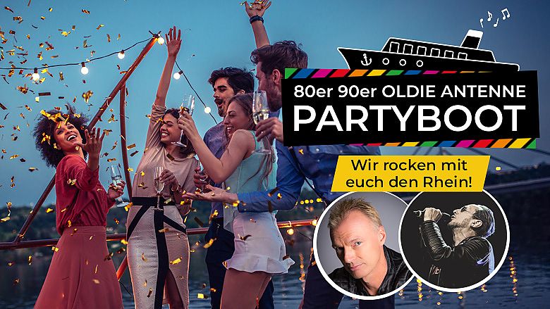 80er 90er OLDIE ANTENNE Partyboot