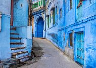 Jodhpur, Blaue Gassen von Jodhpur, Indien – Auf den Spuren der Maharadschas., Blaue Gassen von Jodhpur, Indien – Auf den Spuren der Maharadschas.