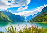 Majestätische Landschaft des Nordfjords in Norwegen.