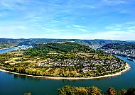 Rheinschleife am Bopparder Hamm im oberen Mittelrheintal