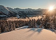 Winterpanorama Belalp Wallis