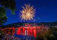 Schlossbeleuchtung im romantischen Heidelberg