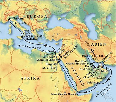 Reiseroute