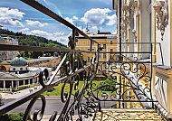 Blick vom Balkon