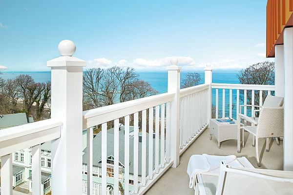 aja Nordperd & Villen,  Ostseeblick, Balkonblick auf die Ostsee im aja Nordperd & Villen Göhren.