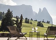 Terrasse mit Bergblick