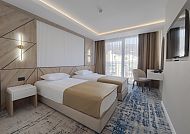 Modernes Hotelzimmer im 4*-Hotel Tara, Modernes Hotelzimmer im 4*-Hotel Tara, stilvoll und einladend.