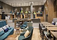 Holiday Inn Hamburg - HafenCity, Bar, Moderne Bar im Holiday Inn Hamburg - HafenCity mit stilvollem Design., Moderne Bar im Holiday Inn Hamburg - HafenCity mit stilvollem Design.