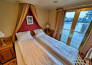 Doppelzimmer auf MS Casanova, Gemütliches Doppelzimmer auf der MS Casanova mit Flussblick., Gemütliches Doppelzimmer auf der MS Casanova mit Flussblick.