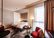 Novotel Münster City, Zimmerbeispiel, Modernes Hotelzimmer im Novotel Münster City mit gemütlichem Ambiente., Modernes Hotelzimmer im Novotel Münster City mit gemütlichem Ambiente.