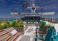 Mistral Deck, Entspannungsbereich auf dem Mistral Deck der 'Mein Schiff Relax'.