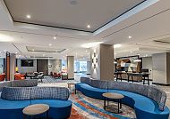 Lobby im NYX Hotel Erfurt, Moderne Lobby im NYX Hotel Erfurt mit stilvollem Design., Moderne Lobby im NYX Hotel Erfurt mit stilvollem Design.