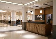 Lobby Dorint Kurfürstendamm Berlin, Moderne Lobby des Dorint Kurfürstendamm Berlin Hotels., Moderne Lobby im Dorint Kurfürstendamm Berlin, stilvolles Ambiente.