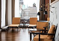 Eleganter Spa-Bereich im AMERON Hamburg Hotel Speicherstadt.