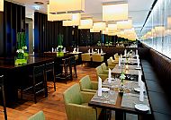 ATLANTIC Congress Hotel, Bistro, Modernes Bistro im ATLANTIC Congress Hotel Essen, stilvoll eingerichtet., Modernes Bistro im ATLANTIC Congress Hotel Essen mit stilvollem Ambiente.