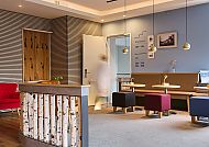 Moderne Hotel-Lobby im Be Bio - be natural., Moderne Hotel-Lobby im Be Bio - be natural mit stilvollem Design.