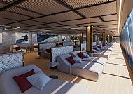 The Conservatory, Pool & Bar, Elegante Lounge im The Conservatory, Pool & Bar, EXPLORA III., Elegantes Interieur der Lounge im EXPLORA III Hotel.