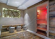 , Moderner Wellnessbereich mit Sauna im Hotel West Baltic Resort.