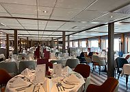 MS Rio Restaurant, Elegantes Restaurant auf dem Schiff MS Rio., Elegantes Restaurant auf dem Schiff MS Rio.