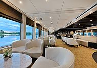 MS Rousse Prestige Panorama Lounge, Elegante Panorama Lounge auf der MS Rousse Prestige.