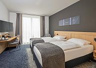 Zimmerbeispiel, Modernes Hotelzimmer im Best Western Plus Hotel Papenburg.